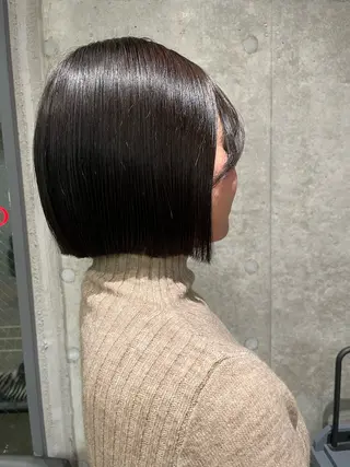 ミディアム ボブカット/艶カラー /Harukaのヘアスタイル