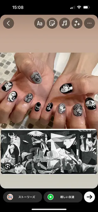 ネイル nailist yuiのネイルデザイン