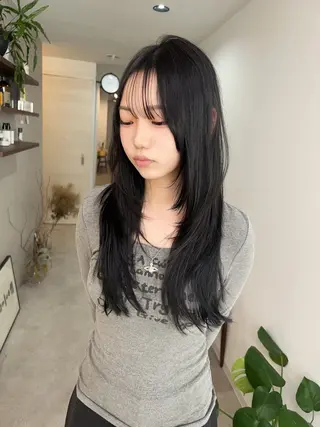 ロング 韓国レイヤー/ハイ トーン/優太のヘアスタイル