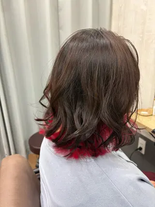 ミディアム カラー TELA HAIR 幕張本郷店　千尋のヘアスタイル