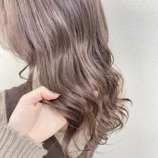 ロング カラー NANAMI🩵 大人可愛い韓国ヘアのヘアスタイル
