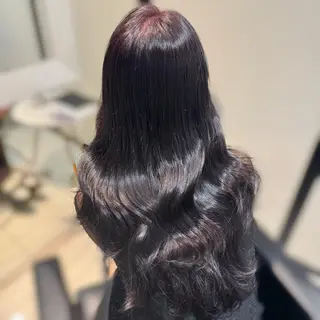 ロング カラー ブリーチなしカラー kana🐱のヘアスタイル