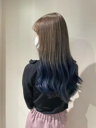ロング カラー 🦋美髪/エクステ 🦋アベイクミのヘアスタイル