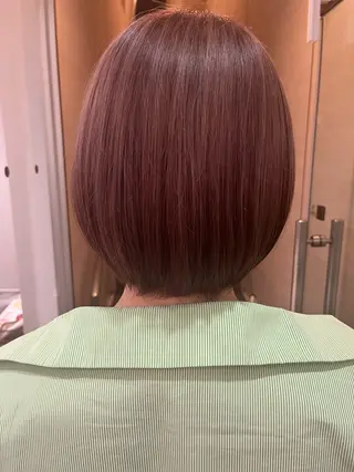 ショート 🥇赤み消しカラー／ 髪質改善の匠🥇のヘアスタイル