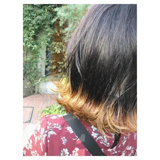 ミディアム カラー センスをお届けします 大谷将生infpのヘアスタイル