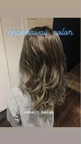 セミロング 川合 勇気のヘアスタイル