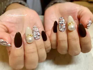 ロング ネイル プライベートサロン Rubynailのネイルデザイン