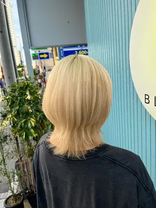ショート カラー 🫧ハイトーン/ ブリーチ🫧白石航汰のヘアスタイル