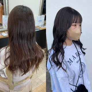 ロング 亀川蓮 Agu hairのヘアスタイル