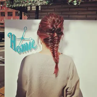 ミディアム カラー ★竹本 千春★のヘアスタイル