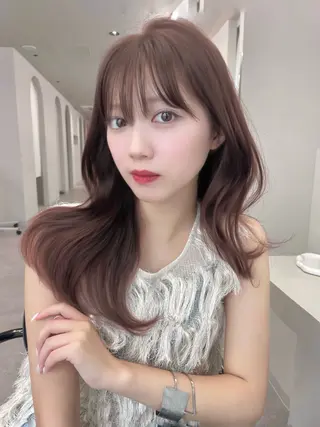 ロング カラー 香月 元希のヘアスタイル