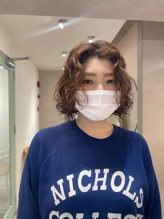ショート パーマ ヘアアレンジ 早瀬裕之 パーマのヘアスタイル