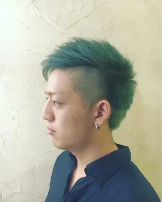 ショート カラー メンズ LoRE hair 四条河原町 西尾友里のヘアスタイル
