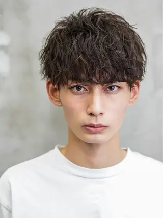 パーマ メンズ メンズ特化💥 ショートスタイル💥のヘアスタイル
