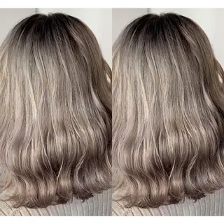 ミディアム カラー 似合わせ/ブリーチ カラー.岡田友仁のヘアスタイル