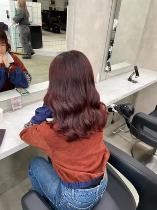 ロング カラー ヘアアレンジ 💗横浜美容室 💗HARUNAのヘアスタイル
