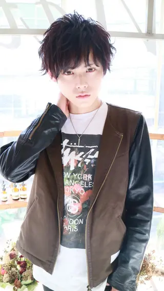 メンズ ひがし　まさし JYUNESU副代表のヘアスタイル