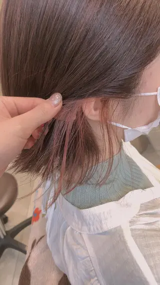 カラー 三村 桜生のヘアスタイル