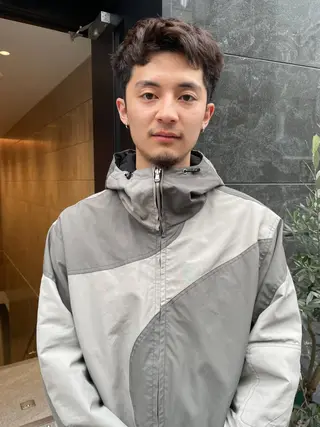 ショート メンズ カラー パーマ KOUSUKE /レイヤーカットのヘアスタイル