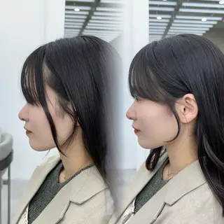 ミディアム mei / レイヤー 顔まわり 🤍のヘアスタイル