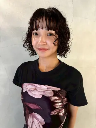 パーマ 中村 衣里のヘアスタイル