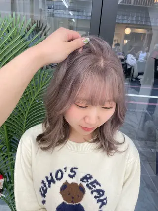 ミディアム カラー Hiroka / NANAのヘアスタイル