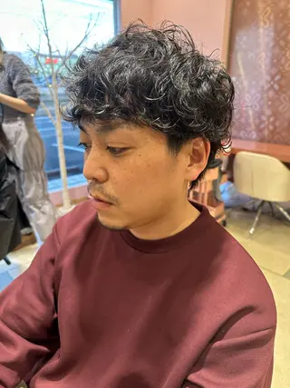 パーマ メンズ 💈豊橋メンズ専門 NO.1刑部七海💈のヘアスタイル