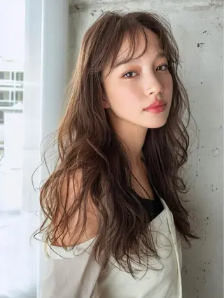 ロング カラー パーマ Lafithhair wille.緑町のヘアスタイル