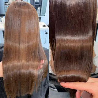 ロング カラー 会社OKなのに、 ちゃんと可愛い🤎のヘアスタイル