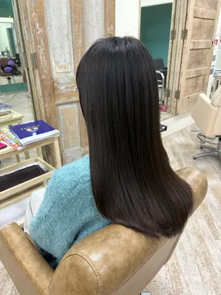 ロング 菊地 映香のヘアスタイル
