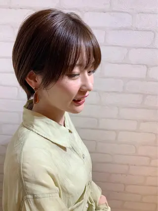 ショート hair relaxation drop所属・drop/鶴見 /西巻大のヘアスタイル