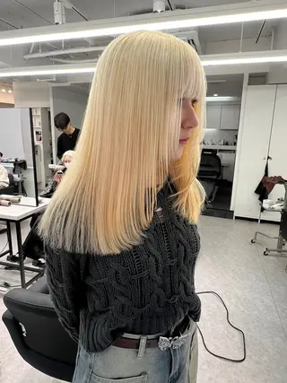 ロング 💍モテる艶髪 透明感カラー💖のヘアスタイル