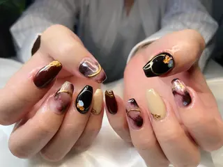 ネイル ハイネイル 自宅サロンのネイルデザイン