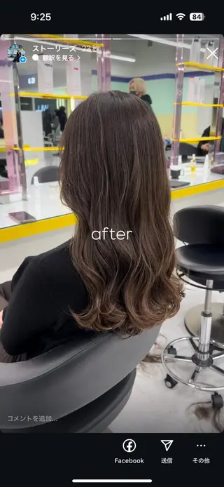 ロング 縮毛/ダブルカラー 🦋ベージュヘア🦋のヘアスタイル