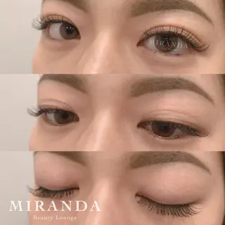 マツエク・マツパ アイブロウ MIRANDA beautyのマツエク・マツパデザイン
