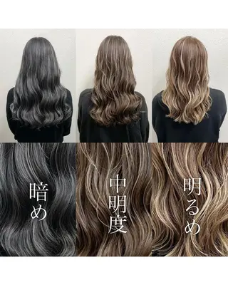 ロング カラー グレージュ💎 神戸孝哉のヘアスタイル