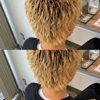 ミディアム パーマ メンズ 【メンズ職人】 ✂️佐藤友のヘアスタイル