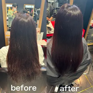 セミロング ブリーチカラー/ 岩破瑞希のヘアスタイル