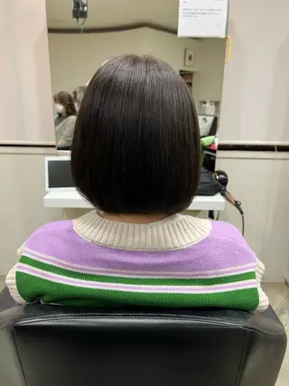 ミディアム 南桑 由芽のヘアスタイル