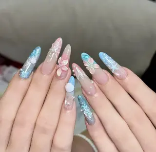 ネイル 長さだし専門店 M2　rikaのネイルデザイン