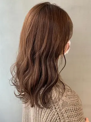 ロング カラー パーマ ヘアアレンジ メンズ キッズ ネイル マツエク・マツパ ウルフレイヤーカット /チヒロのヘアスタイル