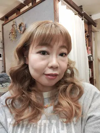 ロング ヘアアレンジ HempBeauty 浅野アサミのヘアスタイル