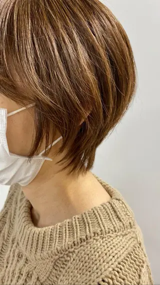 ショート 髪質改善 髪質改善カラーゆうひのヘアスタイル
