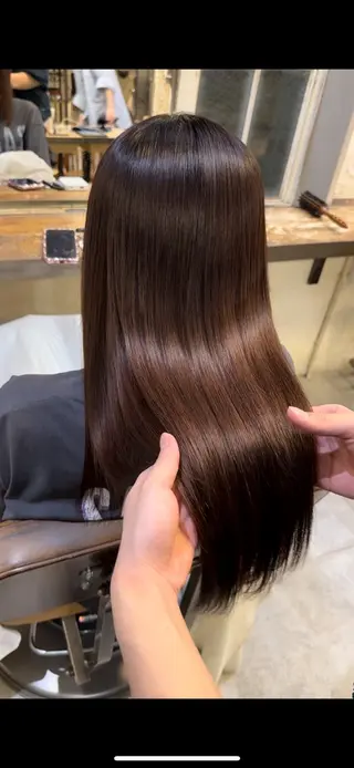 ロング 上野 峻典のヘアスタイル