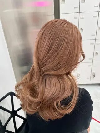 ロング まろっと艶感ブラウン ベージュ🤍まなかのヘアスタイル