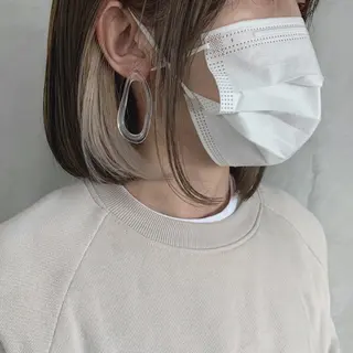 ショート カラー なかの たくみのヘアスタイル