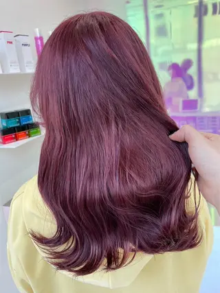 ロング カラー パーマ ヘアアレンジ メンズ 🤍透明感カラー🤍 似合わせ🤍AINEのヘアスタイル