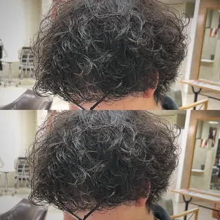 パーマ メンズ 縮毛・酸性ストレート 特化のヘアスタイル