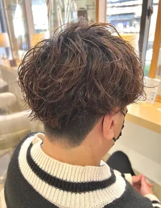 ショート パーマ 低ダメージ施術/ 🐮牛木 史裕🐮のヘアスタイル