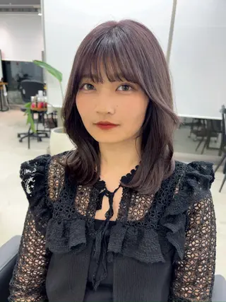 セミロング 佐藤 蓮のヘアスタイル